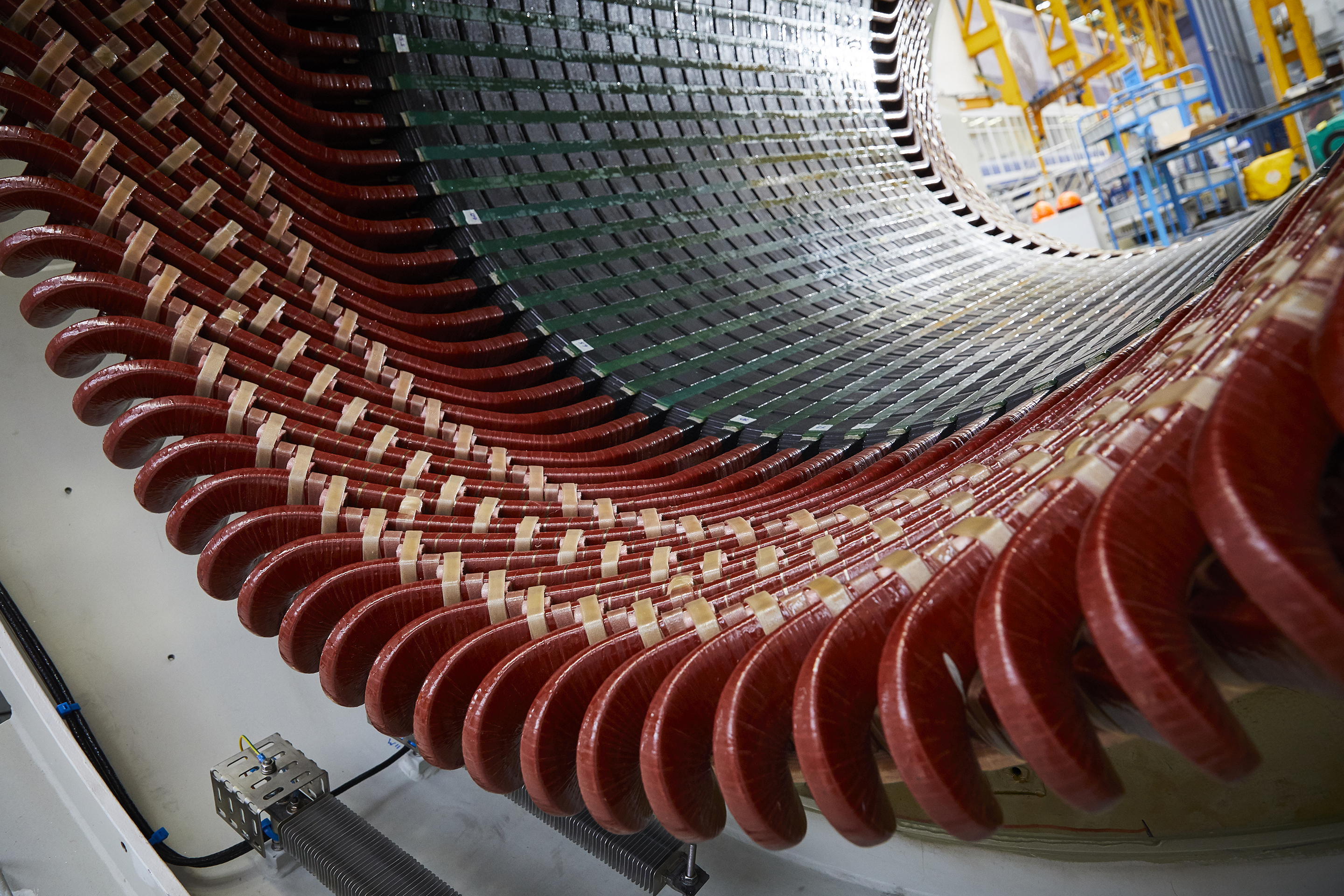 4-pole, air-cooled generators Stator