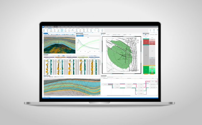 JewelSuite subsurface modeling software.