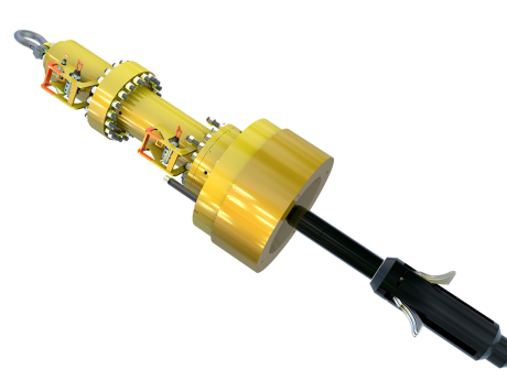 Rendering of the Terminator vessel-deployed subsea wellhead removal system