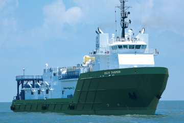 Photo of the Blue tarpon deepwater stimulation vessel