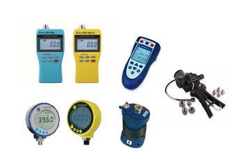 设备校准，压力和温度指示器，压力表校准器，电子回路校准器和手动泵