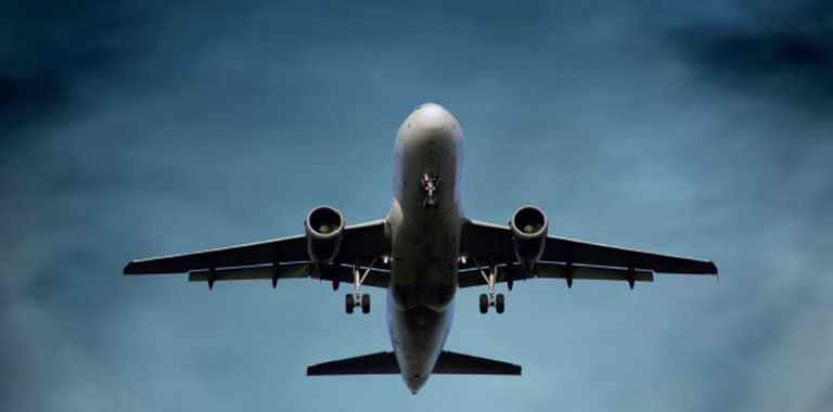 Airplane Taking Off Equipped With Druck Aerospace Pressure Sensors