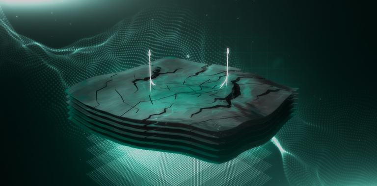 Graphic of subsurface modeling.